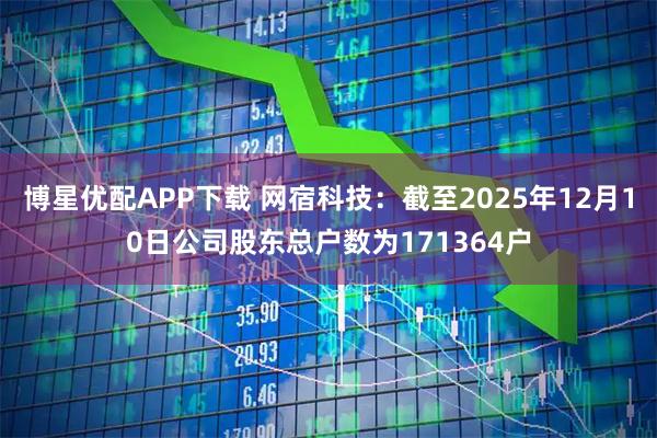 博星优配APP下载 网宿科技：截至2025年12月10日公司股东总户数为171364户